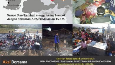 Lazismu Jawa Barat Terima DOnasi Untuk Korban Gempa Lombok