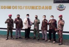 Jalin Silaturahim, PDPM Sumedang Kunjungi Kodim 0610