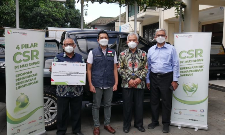 MDMC JAWA BARAT TERIMA BANTUAN FASILITAS PELAYANAN TANGGAP BENCANA DARI CSR