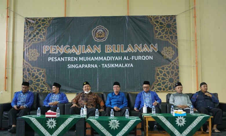 Kuatkan Tali Silaturahmi, Pesantren Muhammadiyah Al-Furqon Tasikmalaya Adakan Pengajian Bulanan