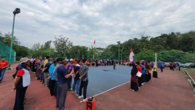 PCI Muhammadiyah – Aisyiyah Malaysia bersama Tim KKN Internasional dari 13 PTM Adakan Upacara HUT RI ke-77