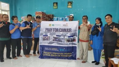 Lazismu RSMB Ikut Kirim Bantuan ke Kabupaten Cianjur