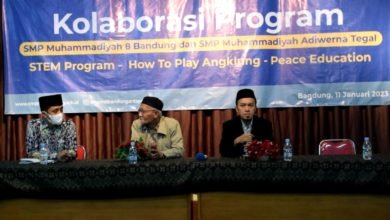 SMP Muhammadiyah 8 Bandung Adakan Kolaborasi dengan SMP Muhammadiyah Adiwerna Tegal