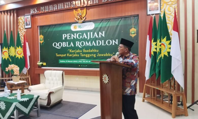 Ini Pesan Prof. Ahmad Dahlan pada Pengajian Qobla Romadlon