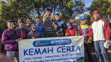 HKB DI GUNUNG GEDE, MDMC KAB BOGOR PELAJARI KEARFIAN LOKAL KESIAGAAN BENCANA