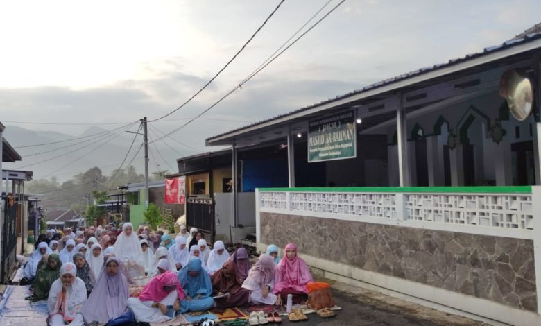 Dihadiri Camat Hingga Banser, Shalat Ied Muhammadiyah Rajapolah Berjalan Lancar