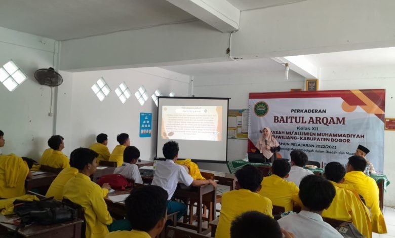 Internalisasi Ideologi Muhammadiyah, Mu’allimien Leuwiliang Gelar Baitul Arqam untuk Siswa Kelas XII