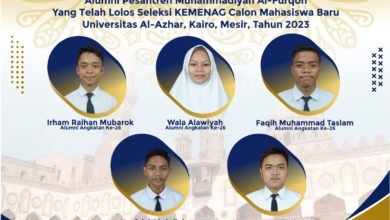 5 Orang Santri Alumni Al-Furqon Tasikmalaya Berhasil Masuk Universitas Al-Azhar Mesir