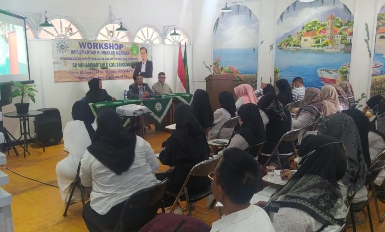 SD Muhammadiyah 6 Bandung Bersama PCM Coblong Mengadakan Workshop Implementasi Kurikulum Merdeka