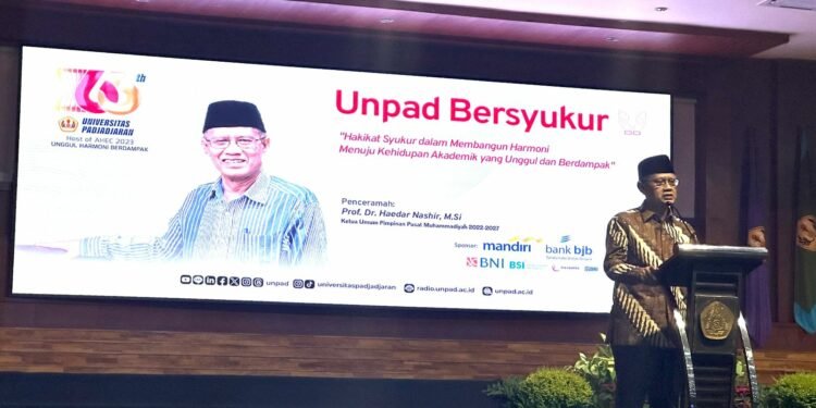 Di UNPAD, Haedar Nashir Sampaikan Pendidikan Holistik