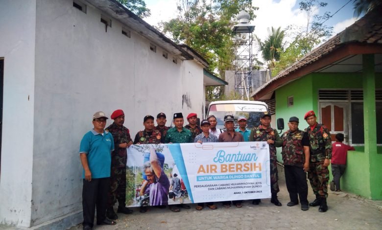 Perkuat Persaudaraan Cabang Muhammadiyah, PCM Jetis Salurkan Bantuan Air Bersih ke PCM Dlingo Bantul