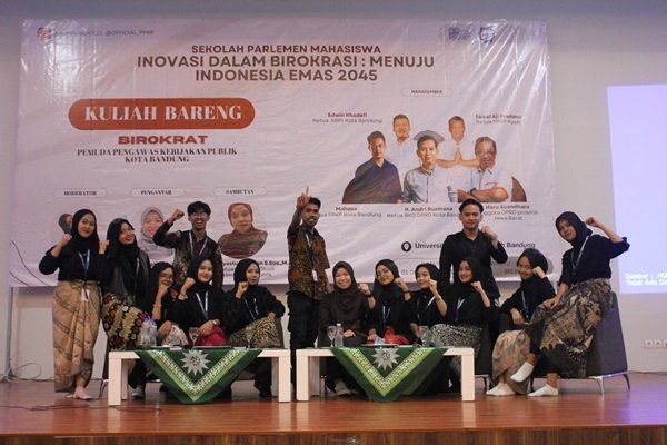 Top! Mahasiswa Administrasi Publik UM Bandung Sukses Gelar Kuliah Bareng Birokrat