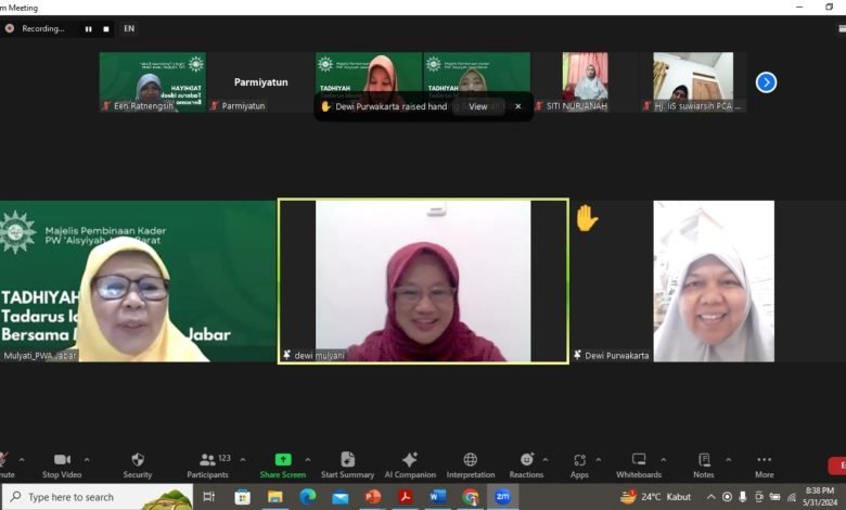 MPK PW Aisyiyah Jawa Barat Gelar Kajian Tadhiyah
