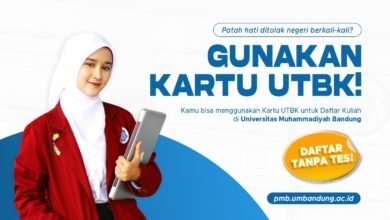 Tanpa Tes, Daftar Kuliah ke UM Bandung Cukup Lampirkan Kartu UTBK