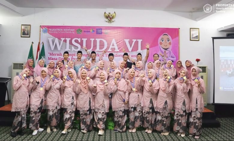 Pelaksanaan Wisuda ke-6 Pesantren ‘Aisyiyah Boarding School Bandung dengan Tema “Meraih Mimpi: Menghadirkan Transformasi untuk Masa Depan Pasti”