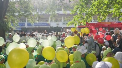 Pembukaan Hari Pertama Sekolah di SD Muhammadiyah 7 Bandung Berlangsung Meriah