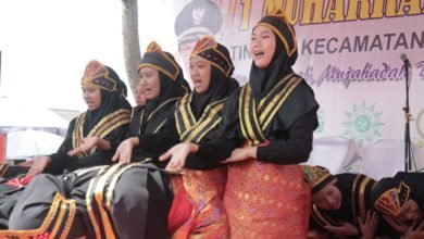 Tari Saman Pesantren Muhammadiyah al Furqon Memeriahkan Acara Tahun Baru Hijriyah Tingkat Kecamatan Singaparna