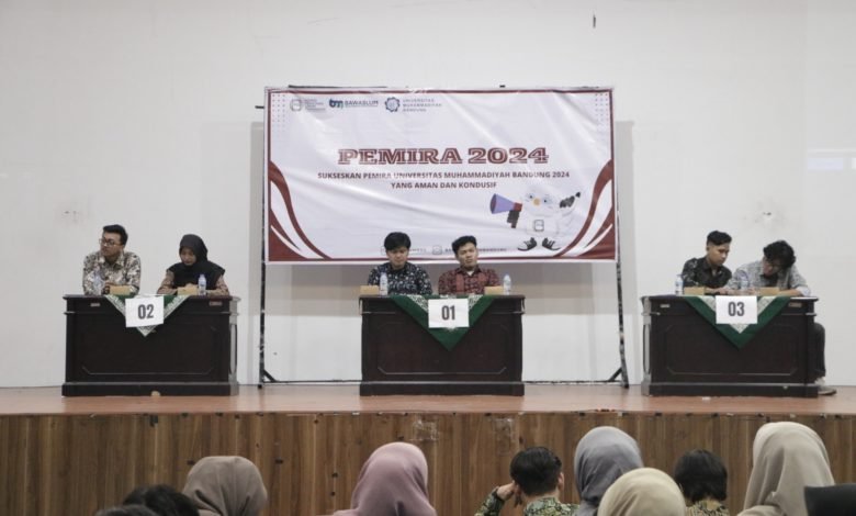 Disaksikan Ratusan Mahasiswa, Tiga Kandidat Ketua BEM UM Bandung Ikuti Uji Publik