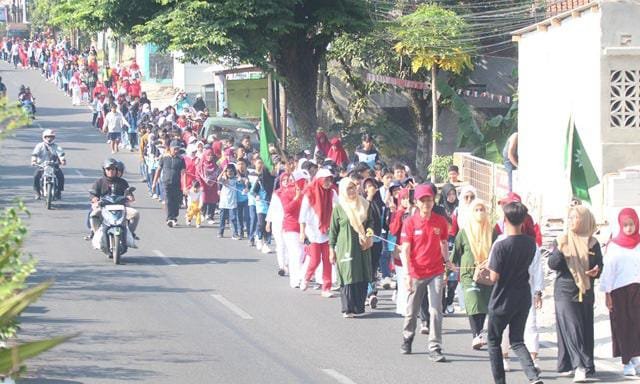 Semarakan Hari Kemerdekaan RI ke-79, Aisyiyah Cabang Panawuan adakan Jalan Sehat