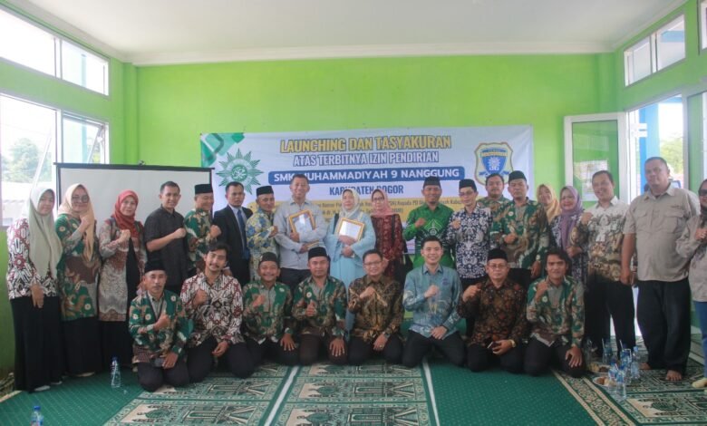 PD Muhammadiyah Kabupaten Bogor Launching AUM Baru: SMK Muhammadiyah 9 Nanggung