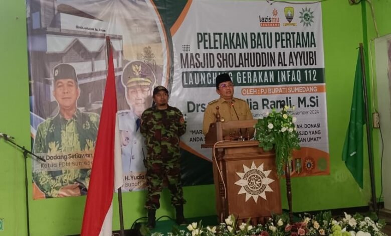 Pj Bupati Sumedang Groundbreaking Pembangunan Masjid dan IGD Aisyiyah Sumedang