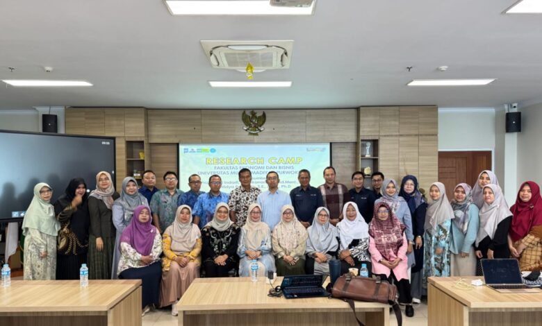 FEB UMP Gelar Research Camp 2025, Dorong Peningkatan Kualitas Riset dan Publikasi Ilmiah