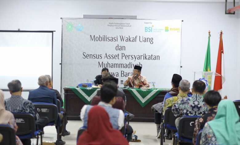 Majelis Pendayagunaan Wakaf PWM Jabar Sosialisasikan Wakaf Tunai dan Pendataan Aset Persyarikatan Muhammadiyah