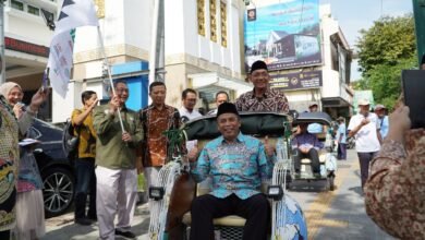 Becak Listrik 1912 Resmi Mengaspal, Wujud Inovasi Muhammadiyah untuk Transportasi Berkelanjutan