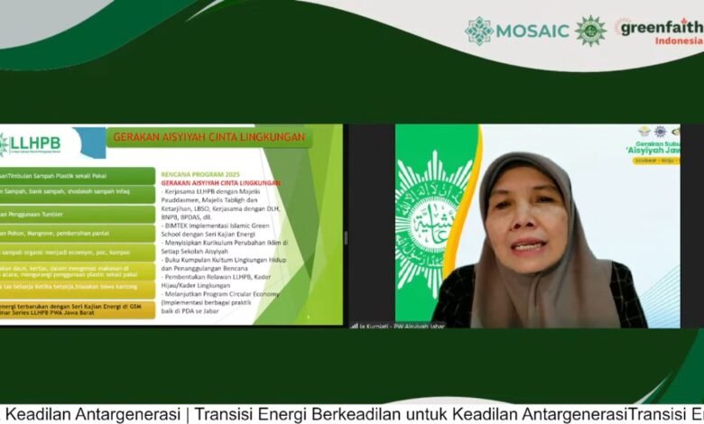 Aisyiyah Jabar Dorong Transisi Energi Berkeadilan Lewat Pendidikan dan Dakwah Aisyiyah Jabar Dorong Transisi Energi Berkeadilan Lewat Pendidikan dan Dakwah