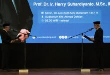 Herry Suhardiyanto Kembali Dilantik Menjadi Rektor UM Bandung