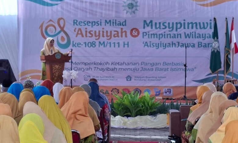 Resepsi Milad ke-108 dan Musypimwil Aisyiyah Jawa Barat: Teguhkan Ketahanan Pangan Berbasis Qaryah Thayyibah