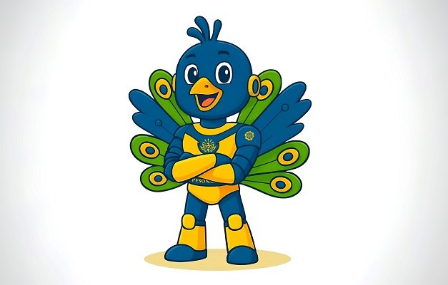 Raki Si Burung Merak, Simbol Semangat Baru Mahasiswa UM Bandung