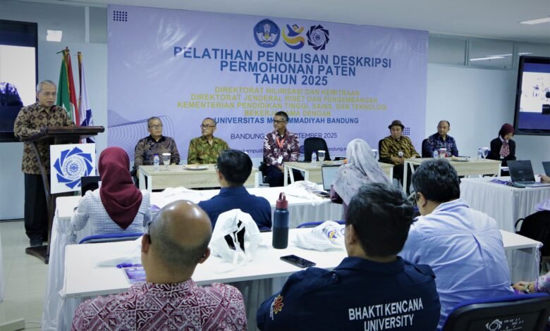 Pelatihan Paten di UM Bandung Jadi Langkah Strategis Hilirisasi Riset Nasional