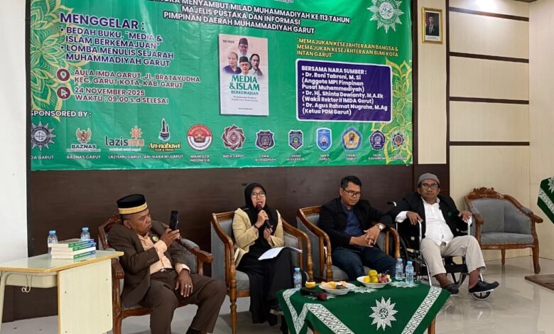 MPI Muhammadiyah Garut Gelar Bedah Buku Karya “Media dan Islam Berkemajuan”