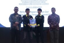 Pelantikan Ketua Himaksi UM Bandung, Ziyan Serukan Reformasi Berbasis Tanggung Jawab