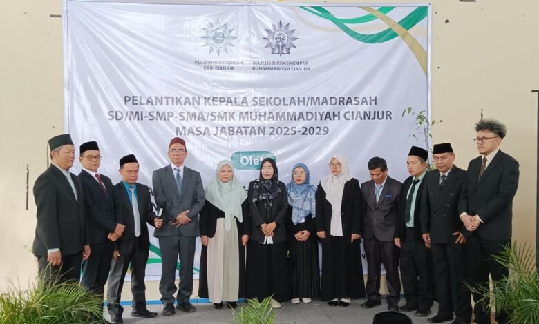Muhammadiyah Cianjur Kukuhkan 12 Kepala Sekolah Demi Wujudkan Pendidikan Berkemajuan Muhammadiyah Cianjur Kukuhkan 12 Kepala Sekolah Demi Wujudkan Pendidikan Berkemajuan