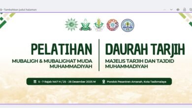 Muhammadiyah Jawa Barat Gelar Daurah Tarjih dan Pelatihan Muballigh Muda di Tasikmalaya